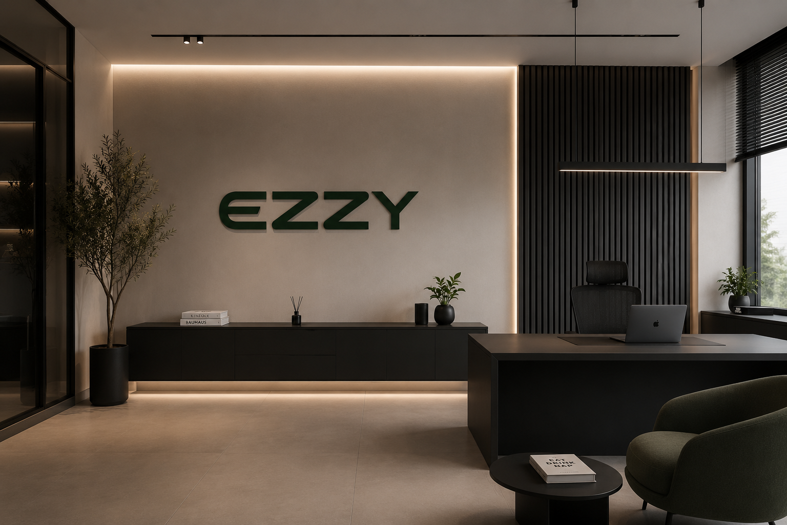 Sala de reunião do escritório da Ezzy no Rio de Janeiro